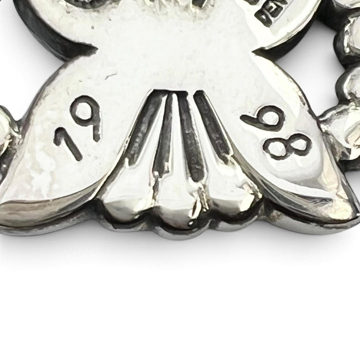 Excellent Georg Jensen Necklace 1998 Year Pendant Silver SV925 Women