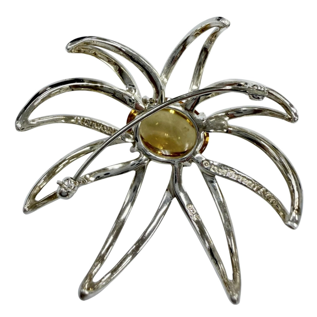 Great TIFFANY&Co. Brooch Fireworks Silver 925 Women