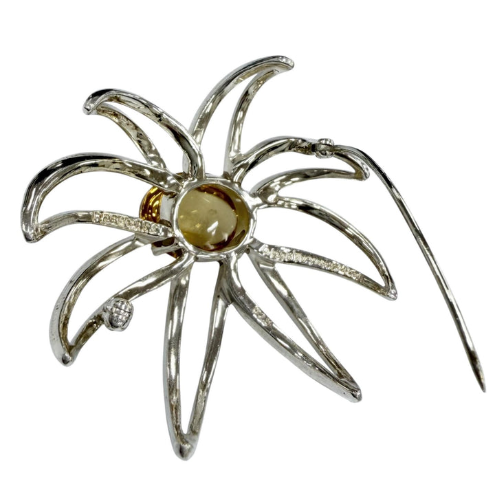 Great TIFFANY&Co. Brooch Fireworks Silver 925 Women