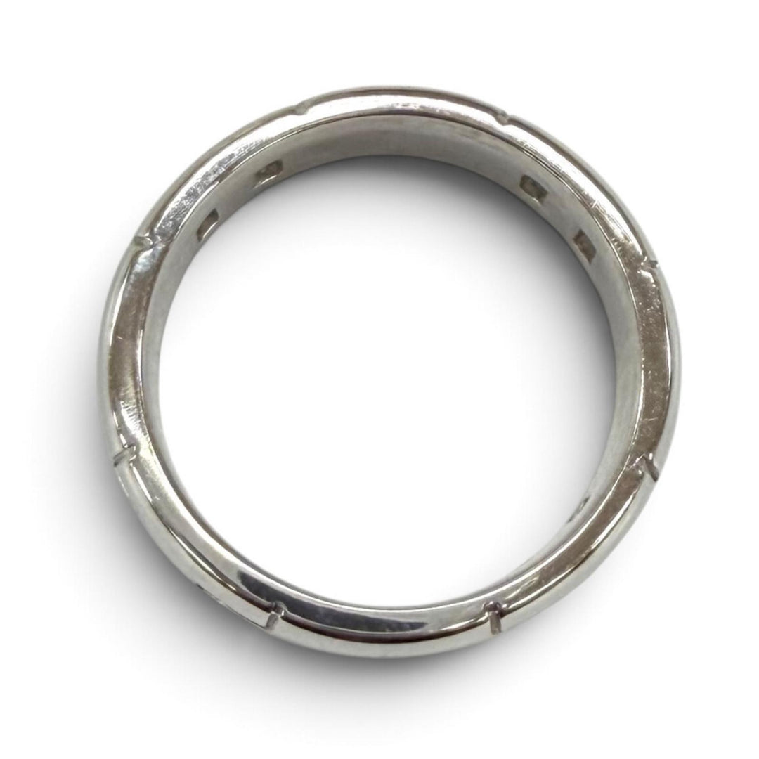 Great HERMES Ring ring Hercules Petit Model White gold AU750(WG) Women 48