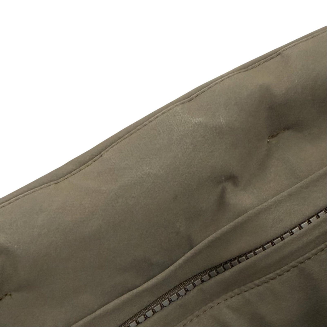 Great DESCENTE Down jacket Mountaineer khaki polyester mens L DAMUGK30U