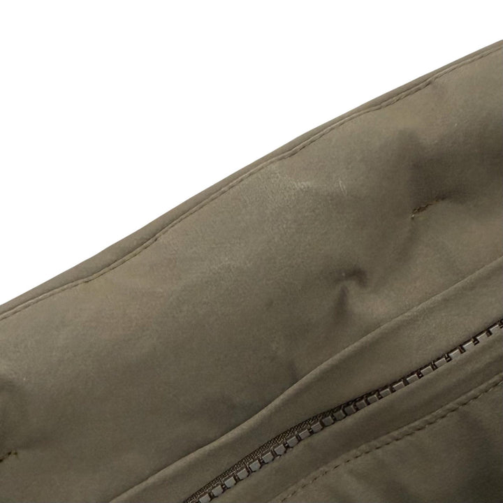Great DESCENTE Down jacket Mountaineer khaki polyester mens L DAMUGK30U