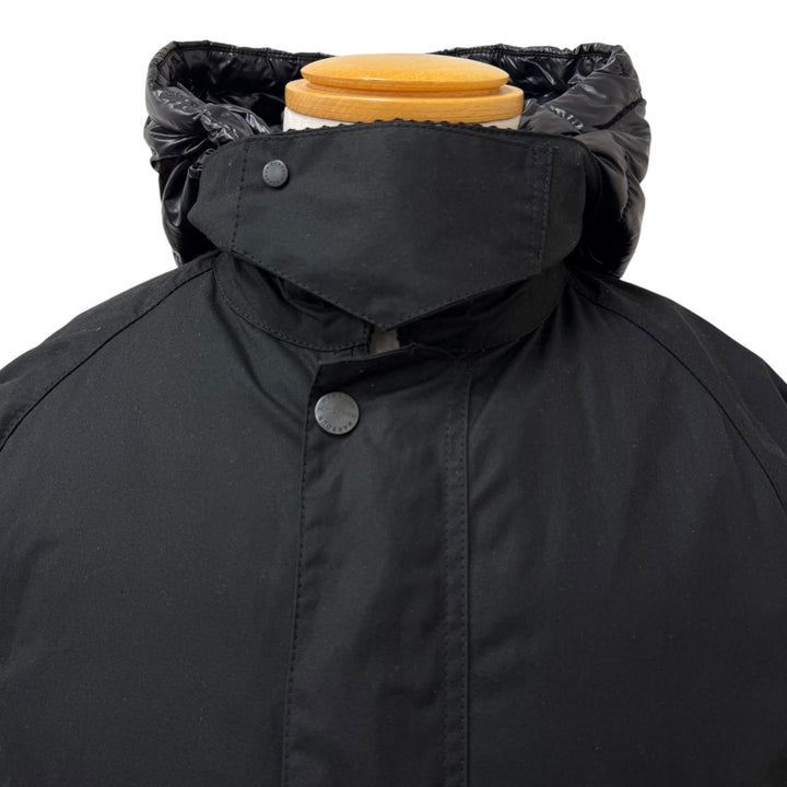 Excellent MONCLER GENIUS 2 Barbour Coverall WIGHT Down-lined, waxed jacket