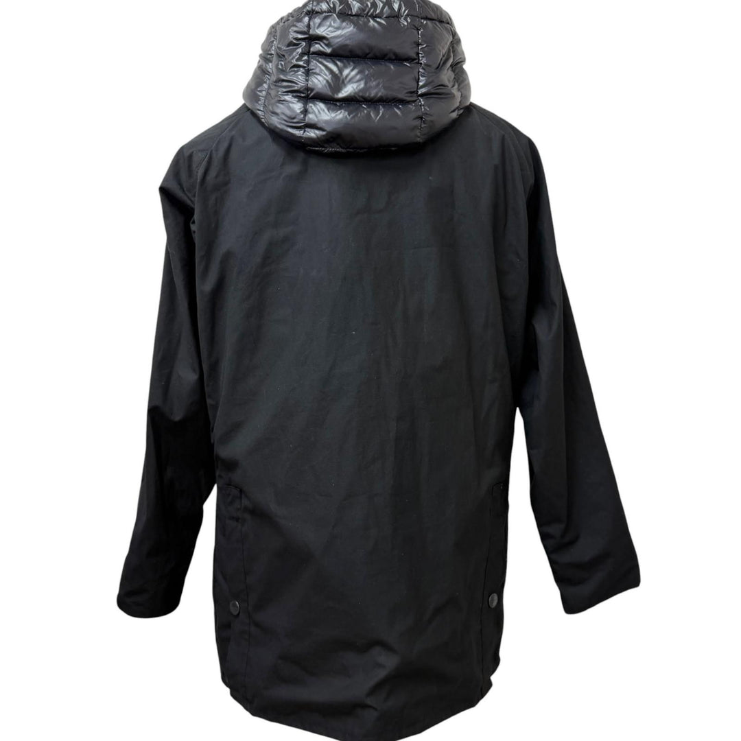 Excellent MONCLER GENIUS 2 Barbour Coverall WIGHT Down-lined, waxed jacket