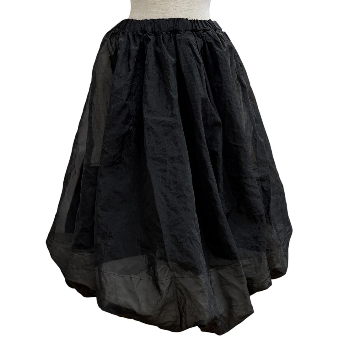 Excellent BLACK COMME des GARCONS skirt black Women S 1F-S010
