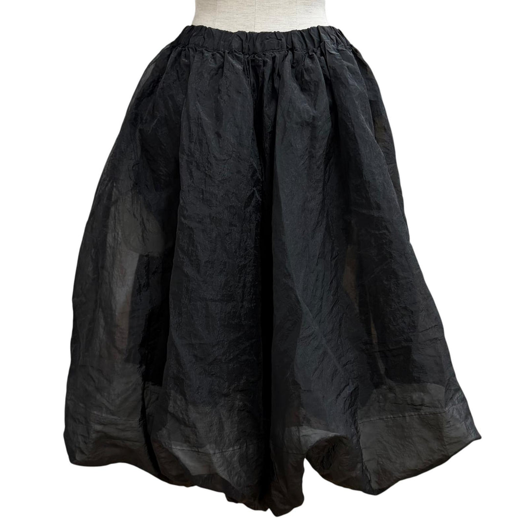 Excellent BLACK COMME des GARCONS skirt black Women S 1F-S010