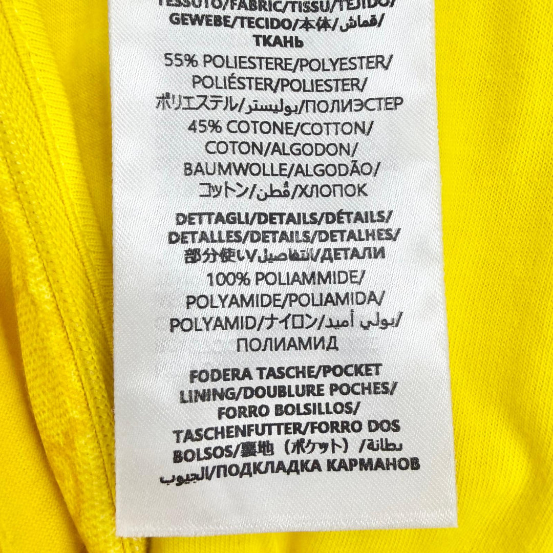 Pristine GUCCI Shorts GG pattern web stripe yellow polyester Women M 789188