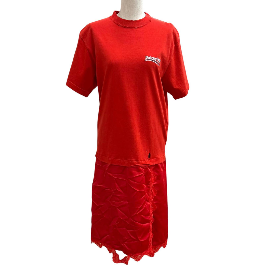 Excellent BALENCIAGA one piece Red cotton Women XS 671398