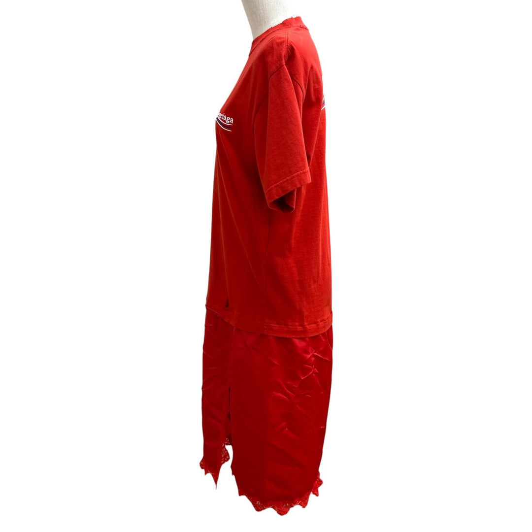 Excellent BALENCIAGA one piece Red cotton Women XS 671398