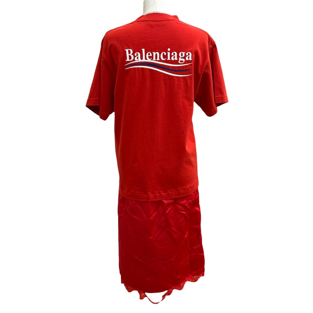 Excellent BALENCIAGA one piece Red cotton Women XS 671398