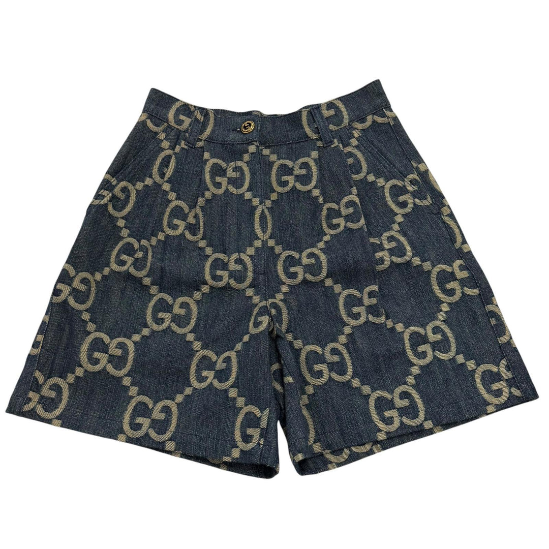 Excellent GUCCI Shorts Indigo cotton Women 38 678807