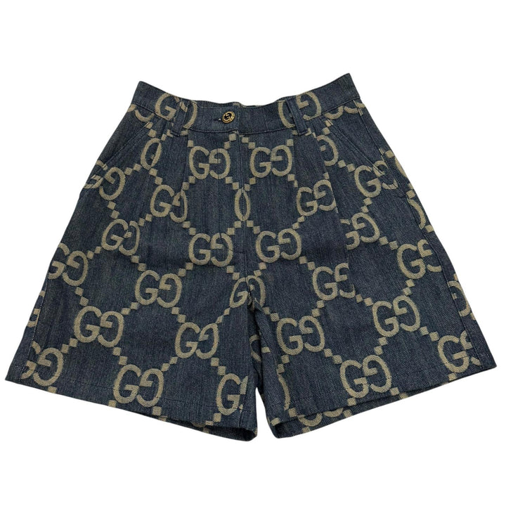 Excellent GUCCI Shorts Indigo cotton Women 38 678807