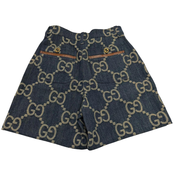 Excellent GUCCI Shorts Indigo cotton Women 38 678807