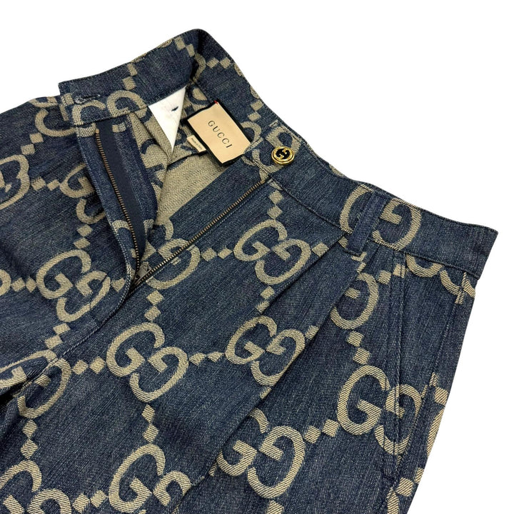 Excellent GUCCI Shorts Indigo cotton Women 38 678807