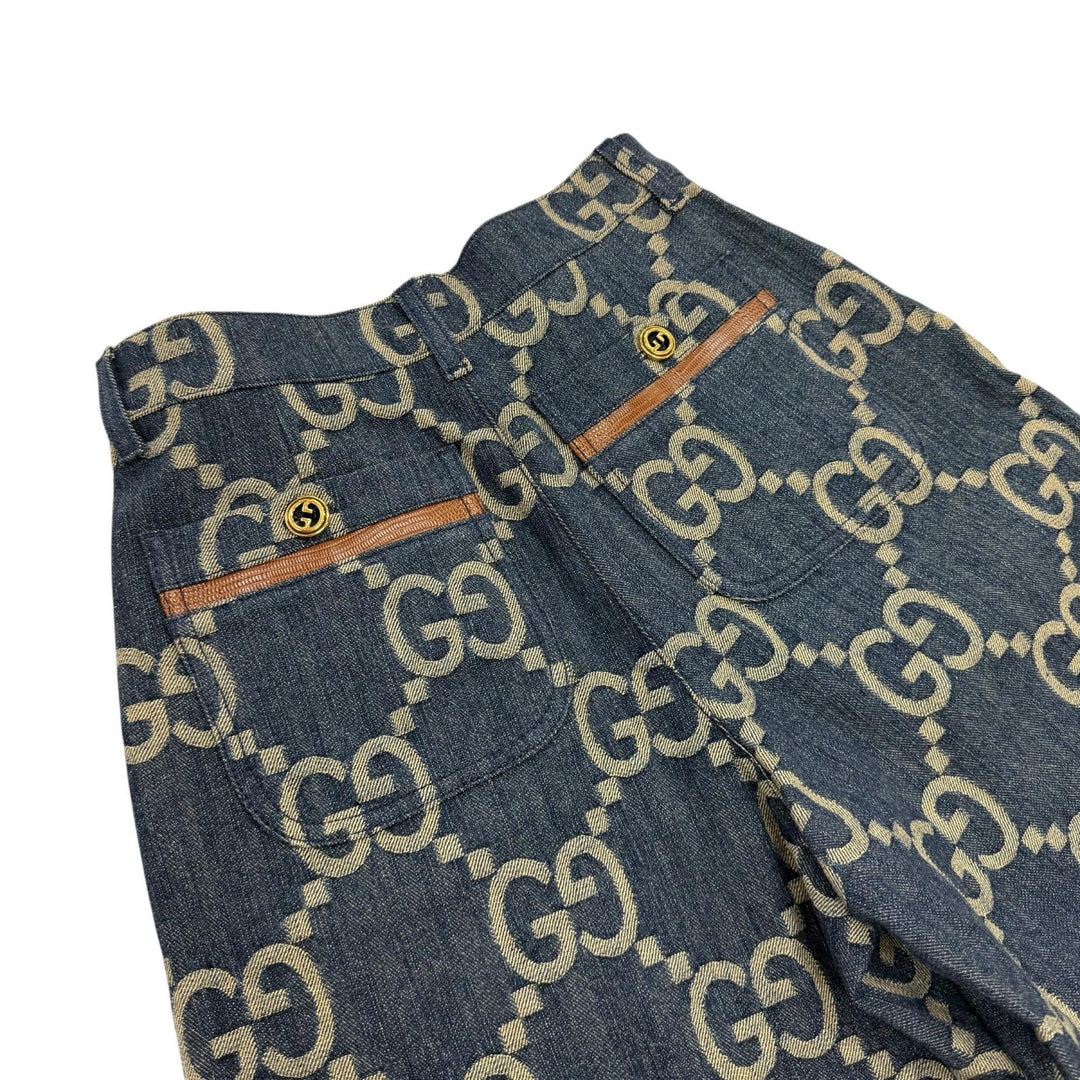 Excellent GUCCI Shorts Indigo cotton Women 38 678807