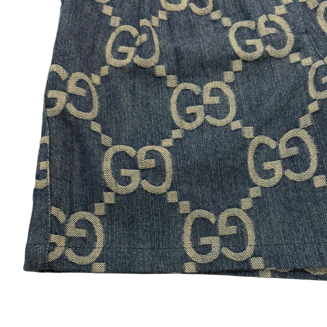 Excellent GUCCI Shorts Indigo cotton Women 38 678807