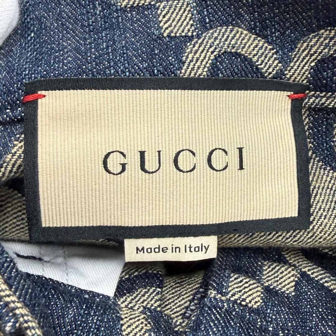 Excellent GUCCI Shorts Indigo cotton Women 38 678807