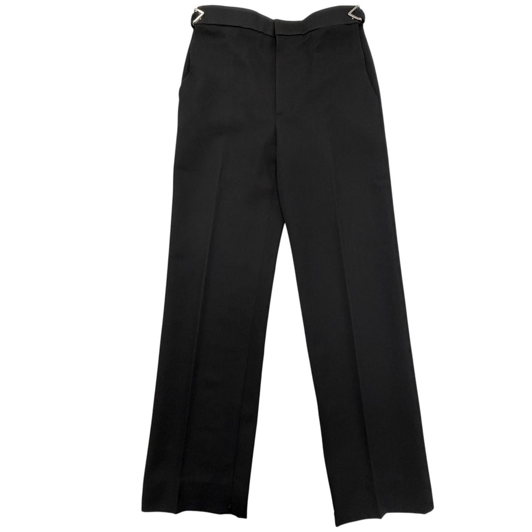 Excellent BOTTEGAVENETA Pants slacks black wool mens 44 680701