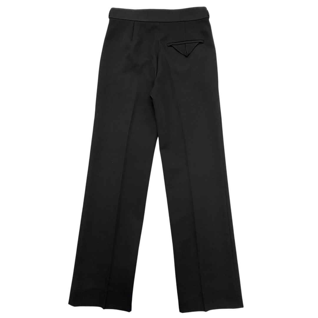Excellent BOTTEGAVENETA Pants slacks black wool mens 44 680701