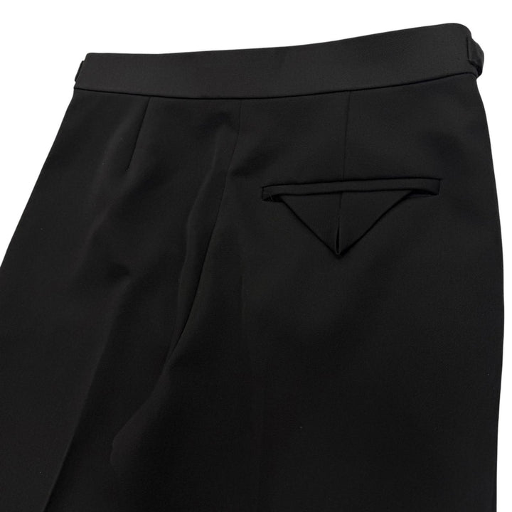 Excellent BOTTEGAVENETA Pants slacks black wool mens 44 680701