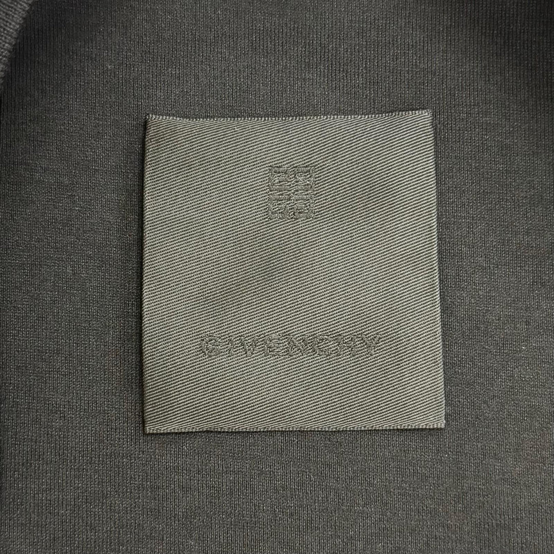 Excellent GIVENCHY Short sleeve T-shirt Logo lace detail black M BW709T3Z7Z