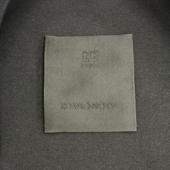 Excellent GIVENCHY Short sleeve T-shirt Logo lace detail black M BW709T3Z7Z