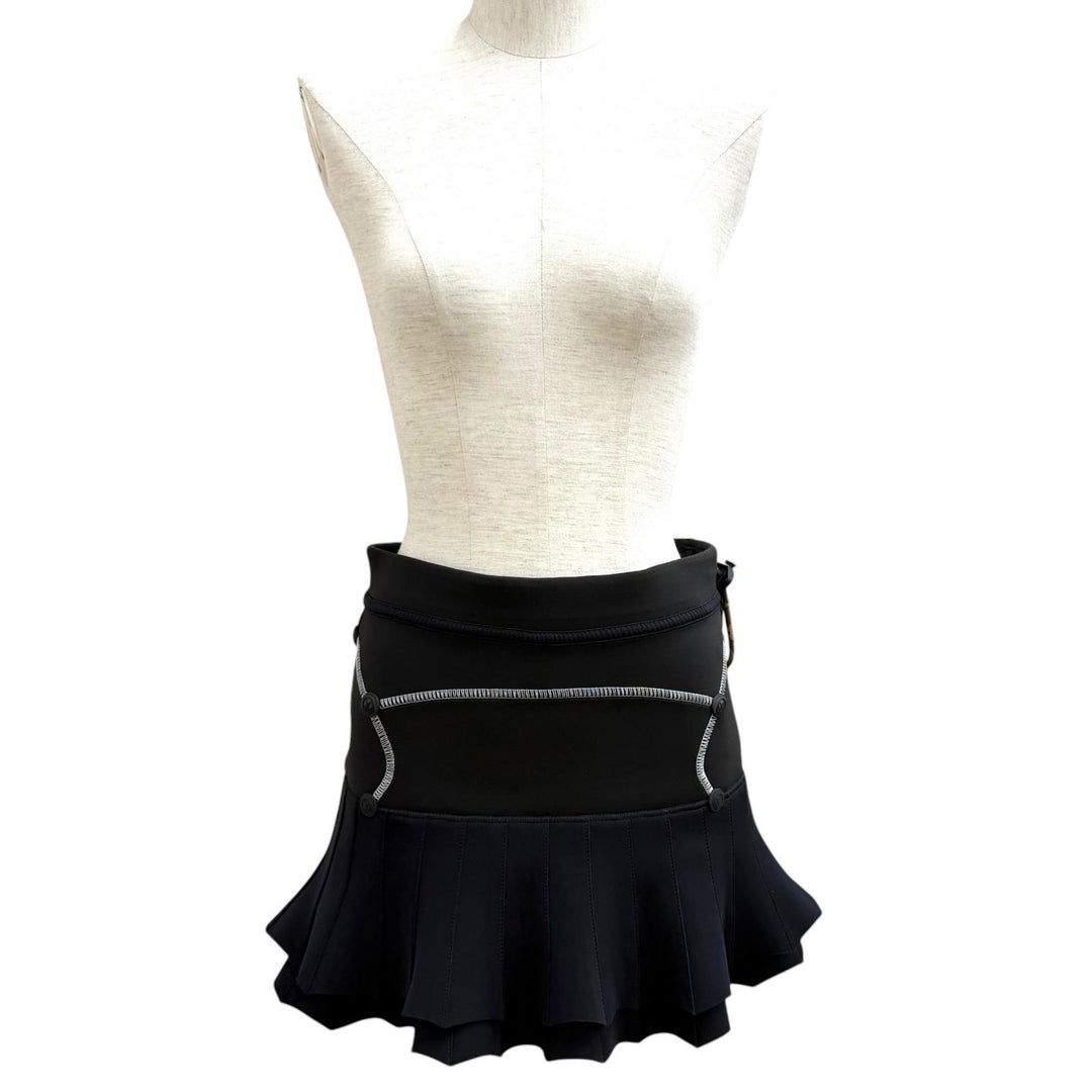 Excellent LOUIS VUITTON Mini skirt black Nylon Women 34