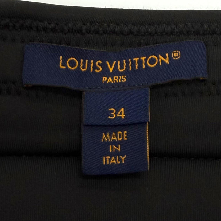 Excellent LOUIS VUITTON Mini skirt black Nylon Women 34