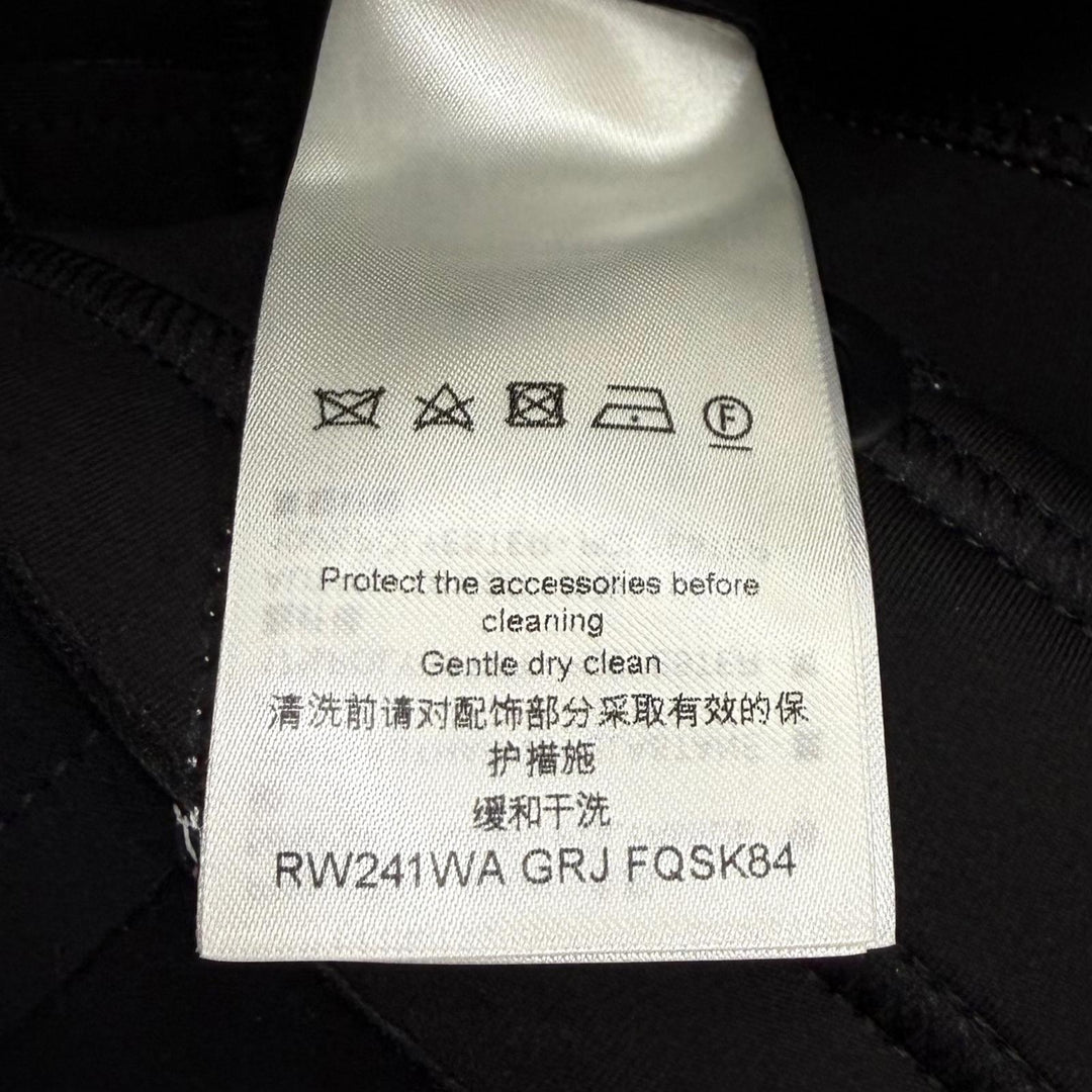 Excellent LOUIS VUITTON Mini skirt black Nylon Women 34
