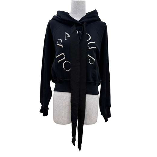 Pristine PATOU hoodie Organic Cotton Medallion Logo Cropped JE0699985999B