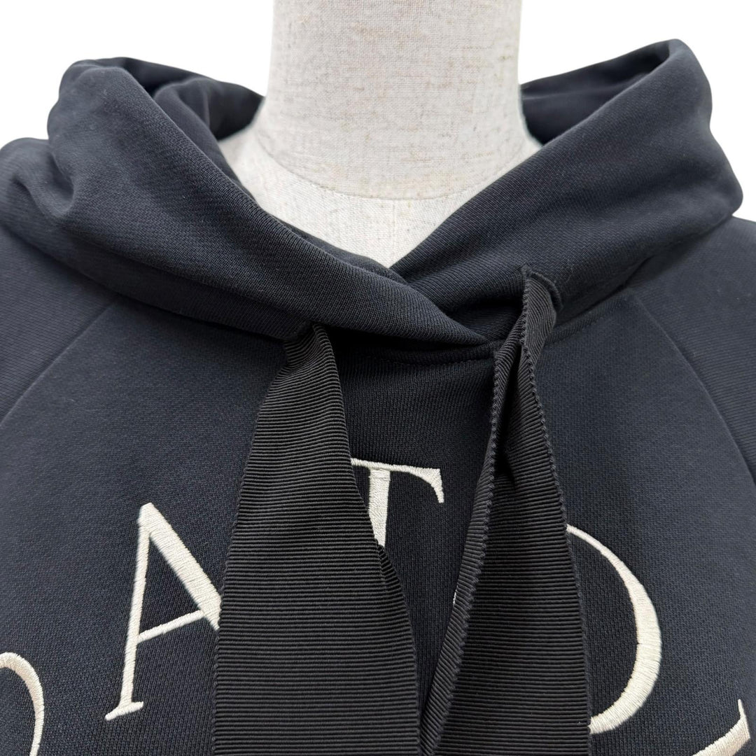 Pristine PATOU hoodie Organic Cotton Medallion Logo Cropped JE0699985999B