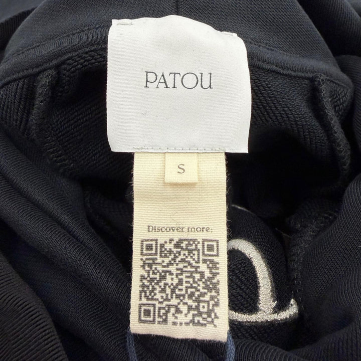Pristine PATOU hoodie Organic Cotton Medallion Logo Cropped JE0699985999B