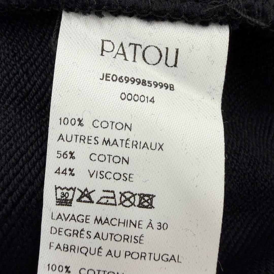 Pristine PATOU hoodie Organic Cotton Medallion Logo Cropped JE0699985999B