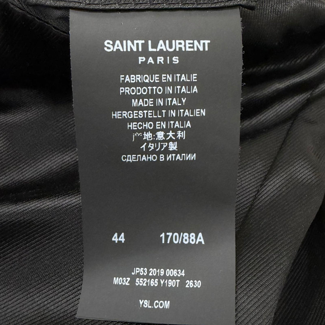 Great SAINT LAURENT PARIS Chester coat Fly-front placket beige Camel