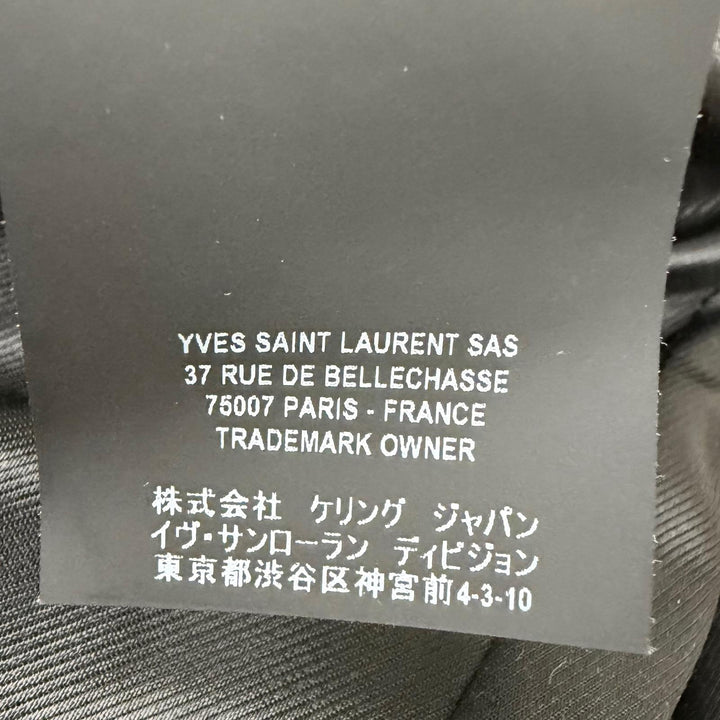 Great SAINT LAURENT PARIS Chester coat Fly-front placket beige Camel