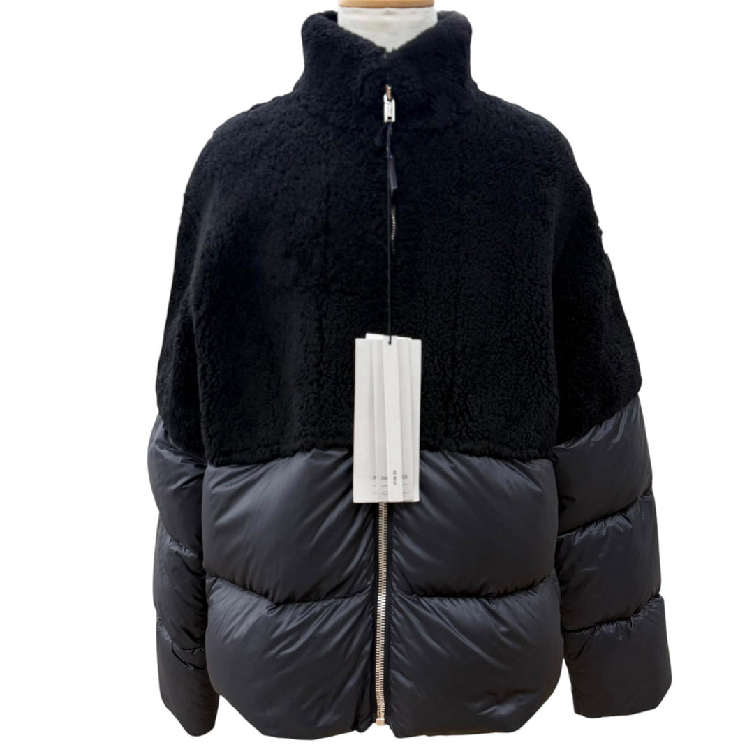 Pristine MONCLER RICK OWENS Down jacket COYOTE black Nylon mens 2 F209N1B50401