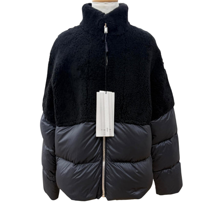 Pristine MONCLER RICK OWENS Down jacket COYOTE black Nylon mens 2 F209N1B50401
