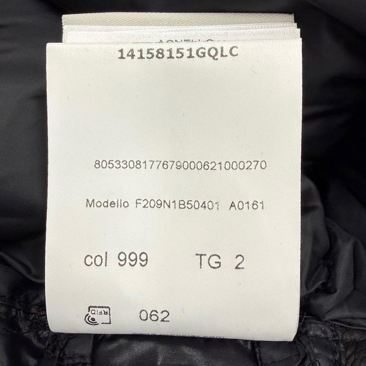 Pristine MONCLER RICK OWENS Down jacket COYOTE black Nylon mens 2 F209N1B50401