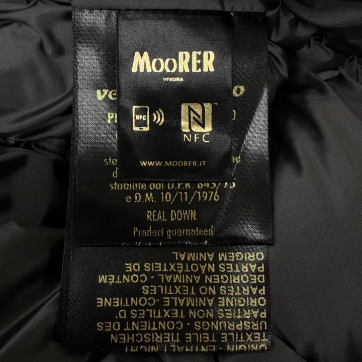 Excellent MOORER Down jacket BRETT-SKT ACQUA PROOF black