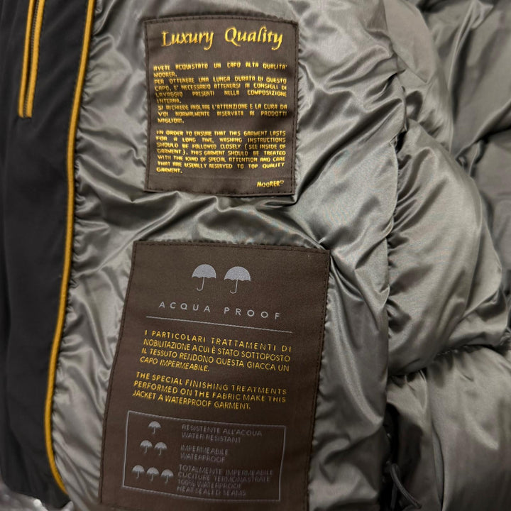 Excellent MOORER Down jacket BRETT-SKT ACQUA PROOF black