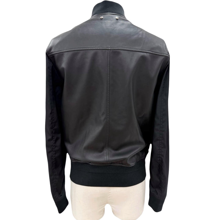 Great LOUIS VUITTON Blouson Leather trim, reversible, monogram black