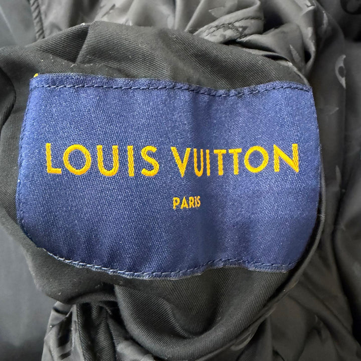 Great LOUIS VUITTON Blouson Leather trim, reversible, monogram black