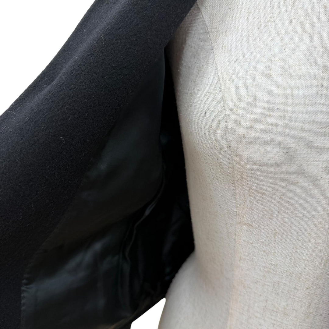 Great CELINE collarless jacket Spencer Captain Jacket cashmere 34 2V75F6700