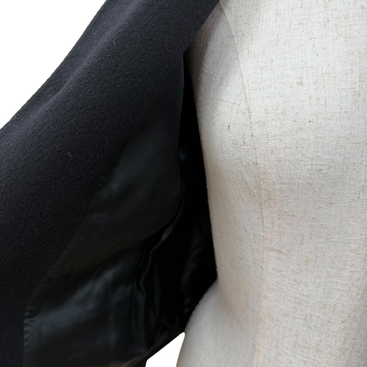 Great CELINE collarless jacket Spencer Captain Jacket cashmere 34 2V75F6700