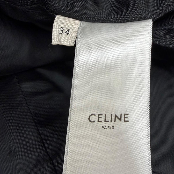 Great CELINE collarless jacket Spencer Captain Jacket cashmere 34 2V75F6700