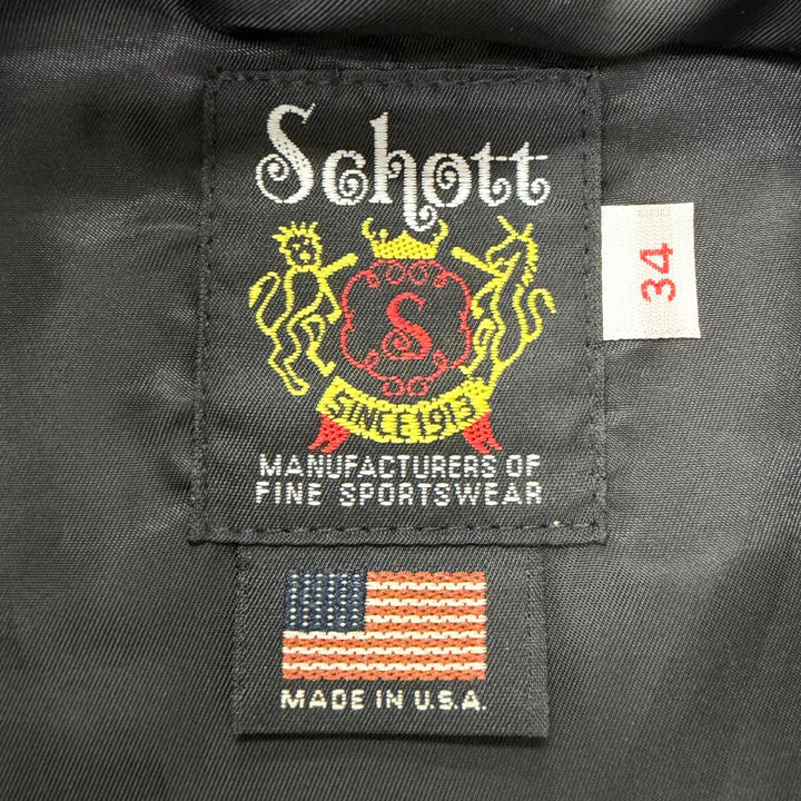 Excellent schott Leather jacket 541XX CAFE RACER NEW NAKED