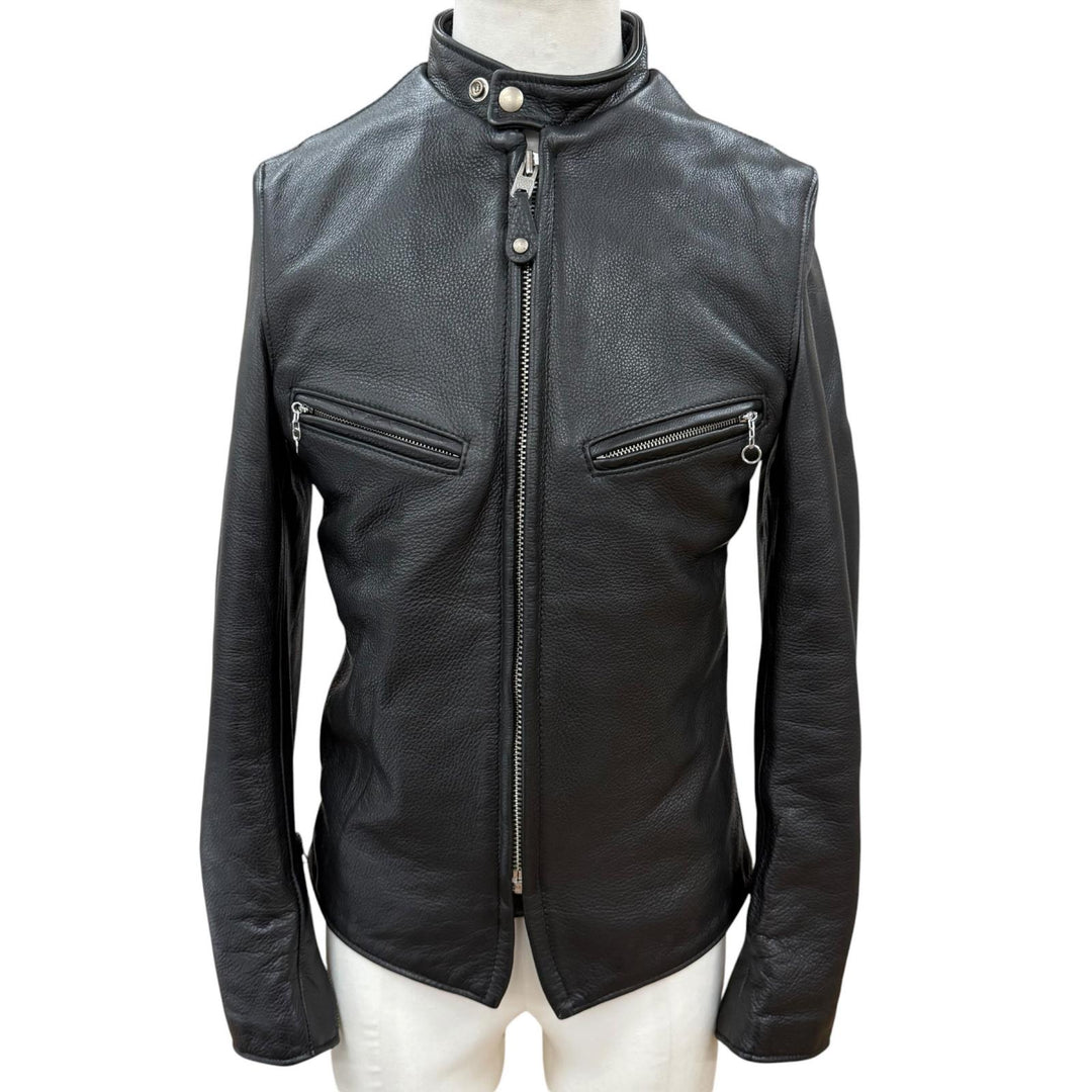 Excellent schott Leather jacket 541XX CAFE RACER NEW NAKED