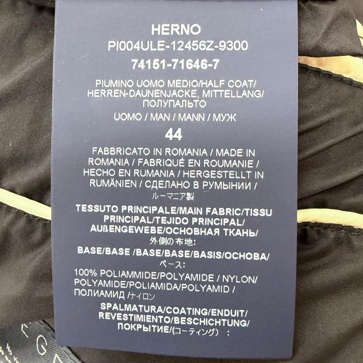 Great Herno Down jacket LESKIMO legend Navy Nylon mens 44 PI004ULE