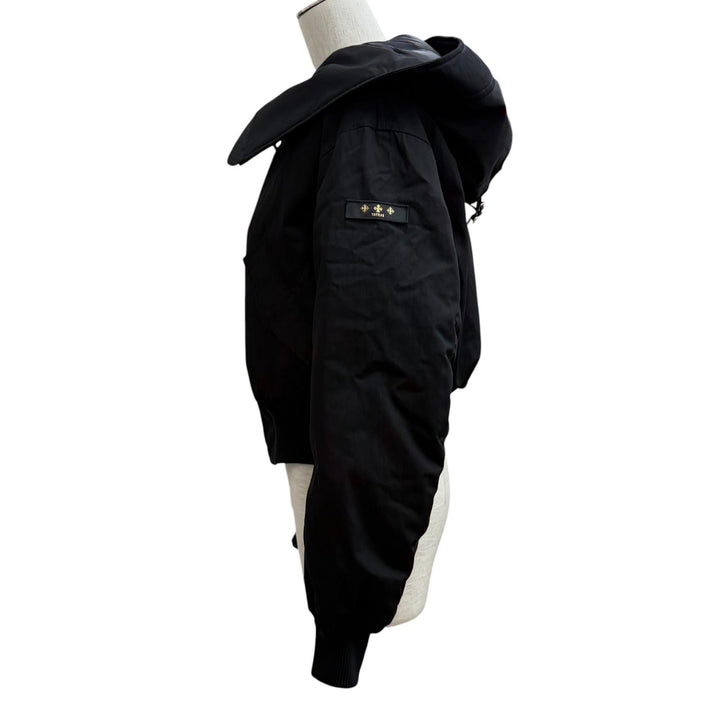 Excellent TATRAS Down jacket BESCI Logo patch ZIP UP black cotton 3 LTME24A4511