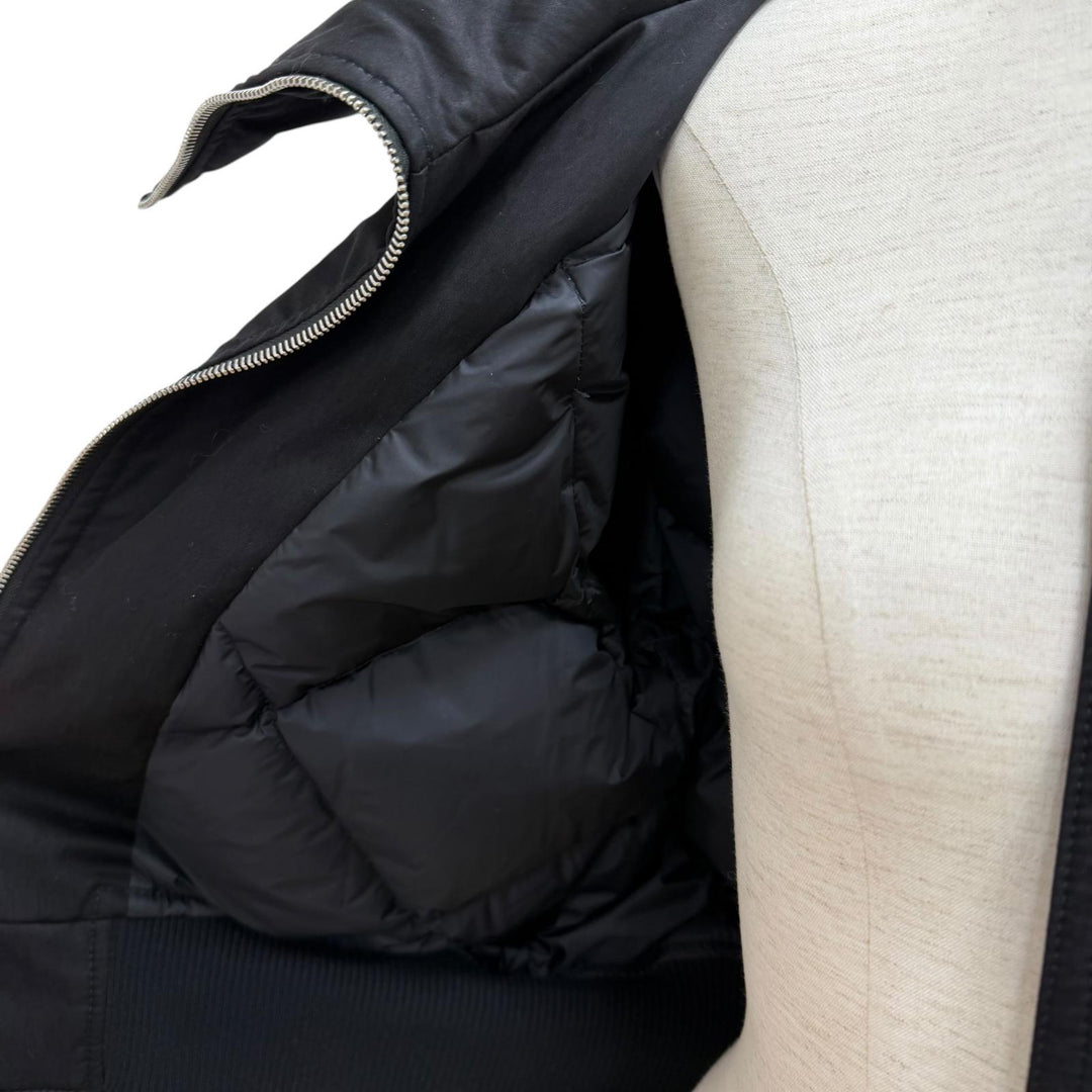 Excellent TATRAS Down jacket BESCI Logo patch ZIP UP black cotton 3 LTME24A4511